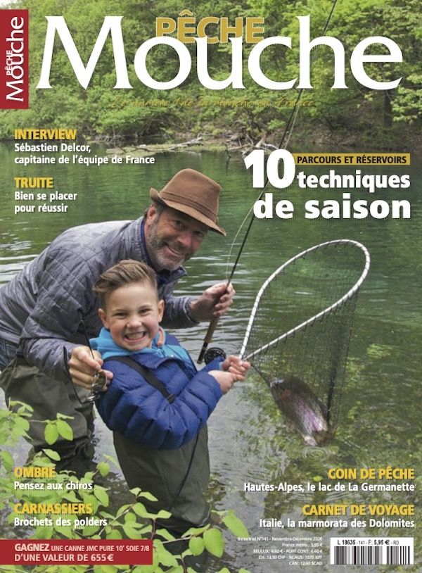 Couverture magazine Pêche Mouche n° 141