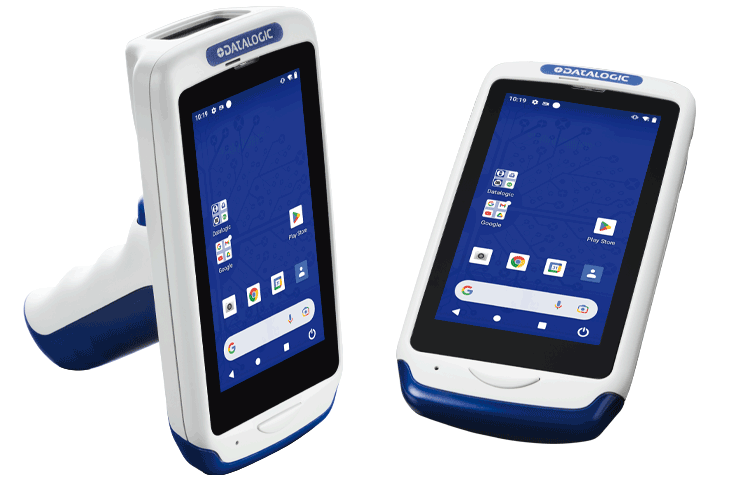 Le Joya Touch 22 exploite le système d’exploitation Android, dispose d’un écran de 4,3’’ et est accessible en mode pistolet et PDA. © Datalogic
