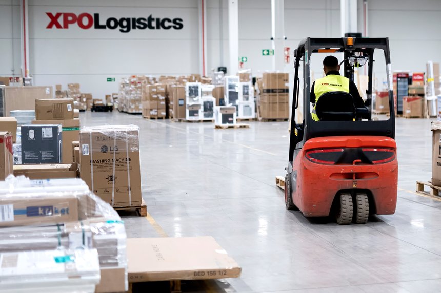 Le nouveau site de Lomme vient renforcer le réseau de distribution palettisée de XPO en France. © XPO Logistics