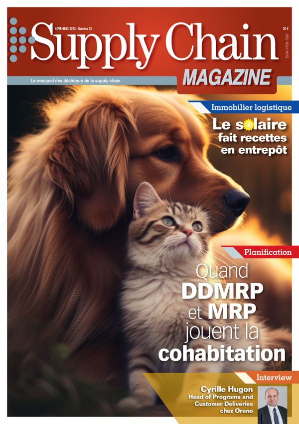 Couverture magazine supply chain magazine n° 063